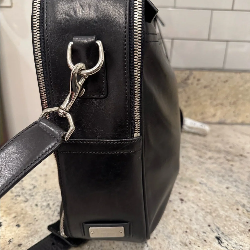 Coach Black briefcase Leather Men's Bag